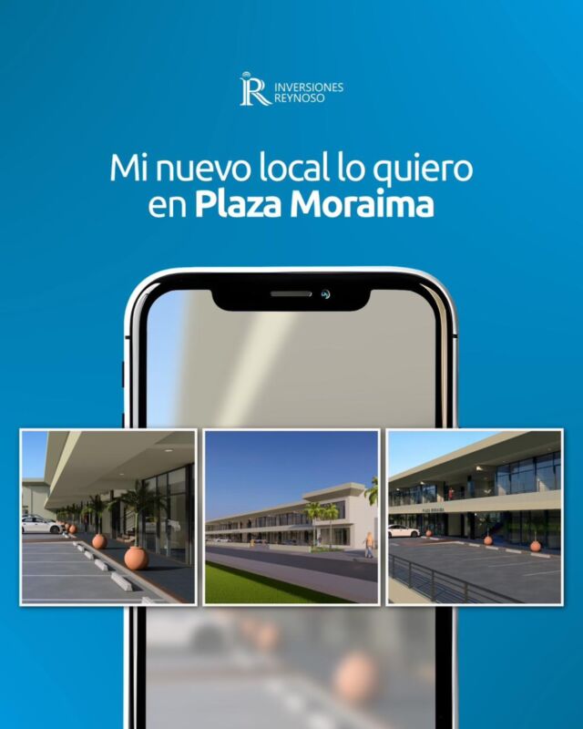 ¡Invierte en Plaza Moraima y haz crecer tu negocio! 💼

Locales disponibles con amplio parqueo, seguridad 24/7 y excelente ubicación en Ciudad Modelo. 📍 Una plaza con alta proyección y rentabilidad, ideal para tu emprendimiento.

🔑 Pregunta por nuestra disponibilidad hoy mismo.

Inversiones Reynoso 💼
¡Soluciones a tus necesidades financieras!

#InversionesReynoso #PlazaMoraima #Inversiones #Prestamos #SantoDomingoRD