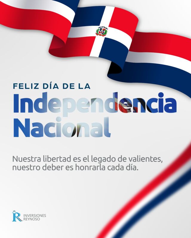 ¡República Dominicana, libre y soberana! Celebremos con orgullo nuestra historia, nuestra cultura y nuestra identidad. 🇩🇴

#OrgulloDominicano #DíaDeLaIndependencia #QuisqueyaLaBella